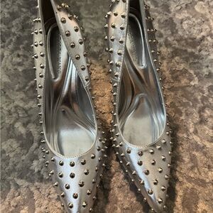 Silver Studded Azalea Wang Pumps